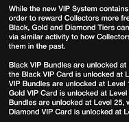 did they change how hard it was to get the vip cards now ...