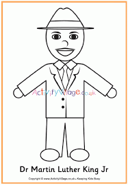 Martin luther king (coloring page) clipart is great to illustrate your teaching materials. Martin Luther King Colouring Page