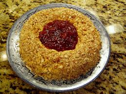 Paula deen's merry christmas y'all cake stand. Strawberry Cheese Ring Appetizer Between Naps On The Porch