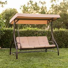 3 seat swing with canopy. 3 Seat Outdoor Canopy Swing Glider Furniture W Converting Flatbed Backrest Salincak