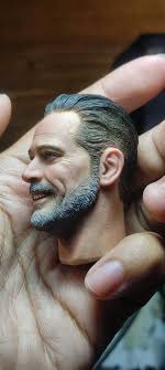 Jeffrey Dean Morgan as NEGAN ( The Walking Dead ) 1/6 scale sculpt in wax  casted to resin painted by me