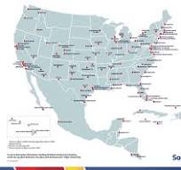 Southwest Airlines map, 2020 | The Southwest Airlines route ...
