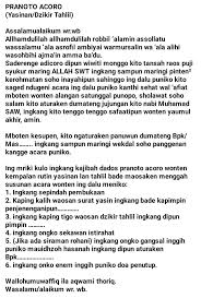 Mc bahasa jawa assalamu'alaikum wr.wb nuwun kulonuwun. Pembawa Acara Tahlil Dan Yasinan Bahasa Jawa Kata Kata Indah Bahasa Doa