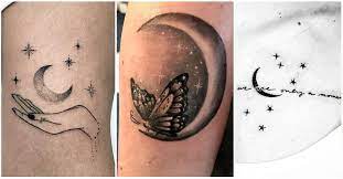 Thus a crescent moon and a star represent the heavens and all that is divine, with powerful feminine overtones. Updated 50 Moon And Star Tattoos For Your Magical Side March 2020