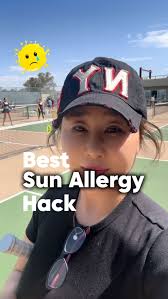 I didn’t even know I had a sun allergy until this happened., After playing  pickleball, my arms were red, swollen, and unbearably itchy., Luckily, I  had Queen Boxing in the car—so I applied it right ...