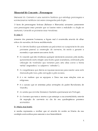 Domenico scarlatti always calls him bartolomeu de gusmao, as does the narrator when he recounts the meetings between the two. Memorial Do Convento Personagens