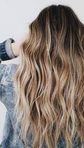 24 ideas hair highlights for brunettes beachy waves balayagehairblonde coloration blonde cheveux fonces couleur cheveux