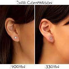Diamond Stud Earrings 33ct Diamond Earrings