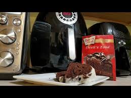 Air Fryer 6 Cup Bundt Chocolate Cake 2017 Cooks Essentials 5 3qt Airfryer Youtube Air Fryer Air Fryer Recipes Cooking Essentials