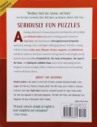 We did not find results for: The Big Book Of Word Play Crosswords 100 Unique Challenging Puzzles For Word Play Lovers Lederer Richard Dean Gayle 9781936863365 Amazon Com Books