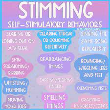 That can quickly translate into injury. The Chronic Couple Stimming Refers To Self Stimulating Behaviors Usually Involving Repetitive Movements Or Sounds That Self Stimulates One Or More Senses In A Regulated Manner More Known Stims Among The Autism Community