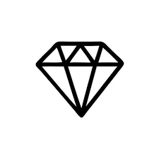 Simple Diamond Drawing For Accent Nail Diamond Drawing Diamond Tattoos New Tattoos