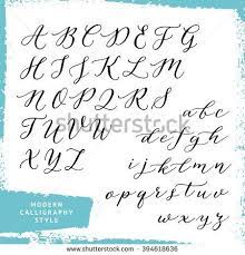 Modern Calligraphy Style Handwritten Script Alphabet Uppercase And Lowercase Letters Script Alphabet Modern Calligraphy Alphabet Fancy Writing Alphabet How to learn gothic calligraphy (capitals) for beginners.