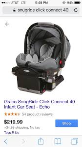 Snugrite Click Connect 40 Echo Baby Car Seats Newborn Baby Car Seats Newborn Carseat