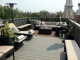 Chicago Rooftop Roof Terrace Design Patio Rooftop Patio