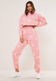 Sweats are stylish—honestly, that's just a cold hard fact. Women S Playboy Sweatpants Playboy Joggers Missguided