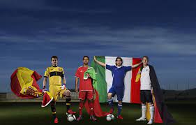 Germany's win means both these sides now sit on three points, one behind group leaders france, heading into a pivotal final round of fixtures on wednesday. Wallpaper Football Sport Germany Italy Adidas Sport Flags Portugal Spain Italy Germany Adidas Championship Players Football Spain Images For Desktop Section Sport Download