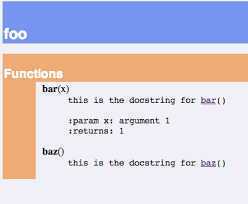 Directives¶ autodoc provides several directives that are versions of the usual py:module, py:class and so forth. Python Command To Print Docstrings In File Super User