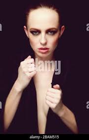 Bold & Beautiful a concept shoot which describes Beauty, Elegance, Style &  Women Stock Photo