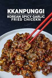 Kkanpunggi Korean Spicy Garlic Fried Chicken Recipe Video Seonkyoung Longest Recipe Garlic Fried Chicken Korean Fried Chicken Recipes