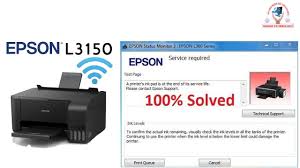 Epson L3150 Printer Ink Pad Problem Solve Youtube