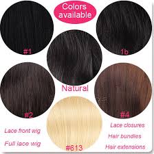 Full Lace Wigs In Stock Color Chart Human Hair Wigs Color