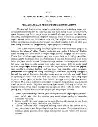 Doc contoh esai pendidikan mila khairusyifa academia edu. Blog Pendidikan Contoh Essay Pendidikan Anak