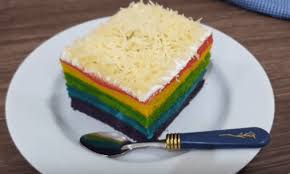Resepi puding laici via diaryhakmiliksaya.blogspot.com. Indonesian Cuisine Resepi Rainbow Cake Kukus Daily Makan