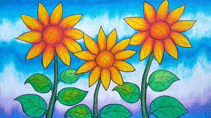 Beautiful sunflower coloring pages for your little girl. Cara Praktis Mewarnai Bunga Contoh Sketsa Gambar