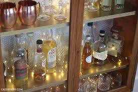 Fairy lights above kitchen cabinets. 4 Ways To Use Fairy Lights All Year Round My Thrifty Life By Cassiefairy