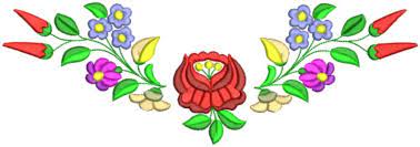 Ezzel elkészültek a kalocsai minta virágai és levelei. Kalocsai Minta Sablon Google Kereses Hungarian Embroidery Learn Embroidery Embroidery Book