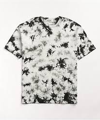 Fila Susto Black White Tie Dye Oversized T Shirt