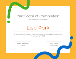 Similarly, complete your declaration and leave the blank spaces for the appropriate text to fill our later particularly. Free Custom Printable Certificate Of Completion Templates Canva