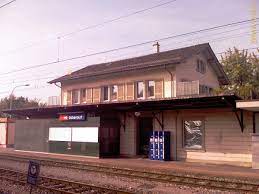 Sie wurde mit dem wachstum der metropolregion zürich zu einer städtischen siedlung und nennt sich heute eine stadt. Dubendorf Railway Station Wikidata