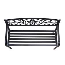 Outdoor playsets in mahopac, ny. Backyard Creations Steel Scroll Patio Bench At Menards
