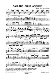 Aktuell (september 2019) gibt es auf imslp fast 150.000 werke. Ballade Pour Adeline Melodie Akkorde Richard Clayderman Noten Fur Schlager Oldies Und Evergreens Zum Downloaden Gitarre Noten Notenblatter Fur Piano Noten