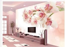 3d Wallpaper Tv Background Wallpaper The Living Room Sofa Backdrop Mural Flowers Mural Wa Wallpaper Designs For Walls Drawing Room Decor Custom Photo Wallpaper