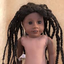 American Girl Doll dress lot Custom Addy black braids braided hair African  ooak