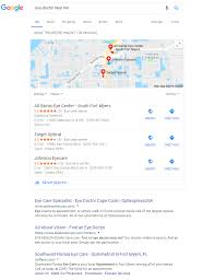 What kind of eye care does the eye center offer? Client Disappeared In 3 Pack Organic After Gmb Category Priority Change Local Search Forum
