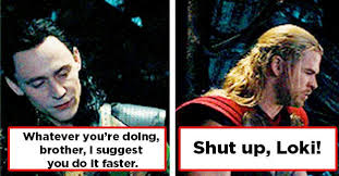 смотреть фильм человек паук в дали от дома бесплатно 15 Thor And Loki Moments That Ll Make You And Your Sibling Say Saaaame Loki Thor Loki Thor