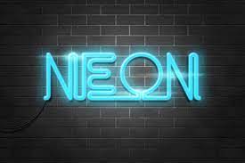 Pin On Neon Style Text Or Logo Effect