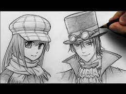 How To Draw Hats 2 Different Ways Drawings Drawing Hats Menggambar Anime