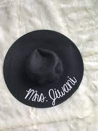 Floppy Hat Summer Outdoors Monogram Hat Sun Kissed Hat Summer Party Hat Custom Wide Brim Honeymoon Hat Beach Monogram Hats Floppy Hat Summer Floppy Hat