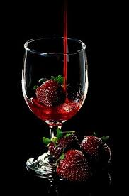 Strawberry Photographie De Fruit Vin Et Biere Verre De Vin