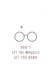 Don T Let The Muggles Get You Down Plakat Tapety Cytaty
