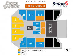 Stride Bank Center Seating Chart Stride Bank Center