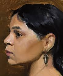 Demo show in Hyderabad India 🇮🇳 at @samsaraacademyofart 4 hours painting  from life, oil