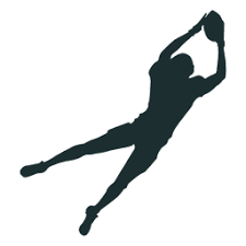 Tagged under silhouette, canvas print, monochrome photography, football player, canvas. American Football Player Catch Silhouette Transparent Png Svg Vector