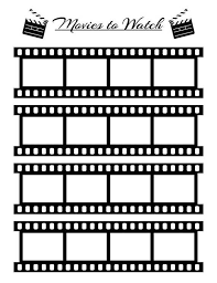 Bullet Journal Movies To Watch Planner Printable Movie Etsy Movie Tracker Bullet Journal Films Planner Inserts Printable
