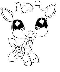 A few boxes of crayons and a variety of coloring and activity pages can help keep kids from getting restless while thanksgiving dinner is cooking. Chibi Giraffe Coloring Page Free Printable Coloring Pages For Kids